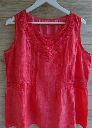 Туника блуза батист хлопок натуральная