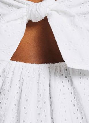 Платье короткое летнее белое hollister, zara5 фото