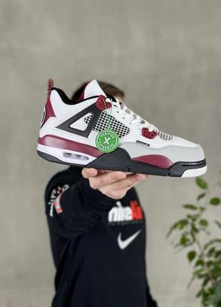 Женские кроссовки jordan 4 retro psg+ 36-37-38-39-40-411 фото