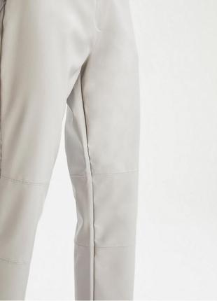 Турция кожаные брюки на высокой талии3 фото