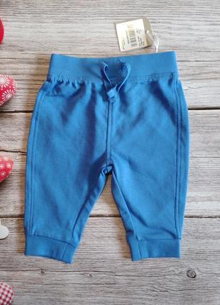 Красивый голубой яркий летний костюм комплект набор tu в полоску на мальчика 0-3месяца6 фото