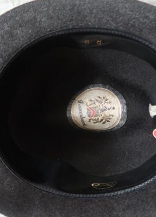 Шляпа винтажная велюровая lodenfrey frey 56 см9 фото