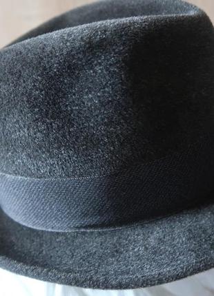 Шляпа винтажная велюровая lodenfrey frey 56 см4 фото