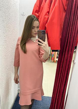 Класичне плаття з коміром 6