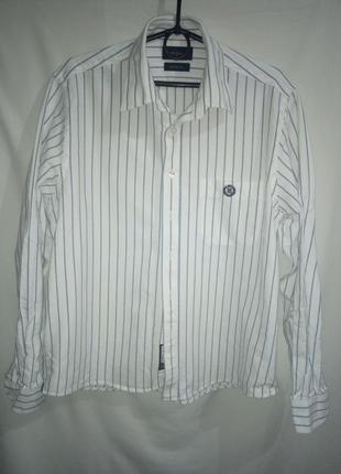 Рубашка оксфорд в полоску "henri lloyd" 48-50р