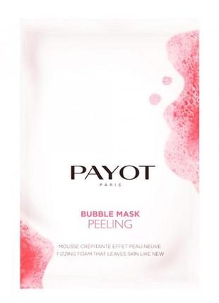 Payot киснева маска-пілінг для обличчя bubble mask, 5 ml