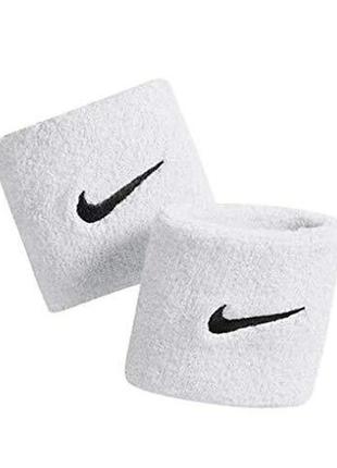 Напульсники nike small wristbands белые3 фото