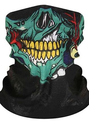 Маска бафф череп skull face защитная на лицо универсальная
