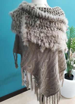 Вязаное пончо preziosa