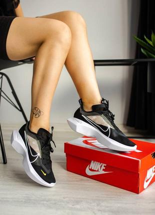 Nike vista lite black white брендовые женские кроссовки найк виста черные трендовая модель весна лето осень жіночі чорні кросівки віста