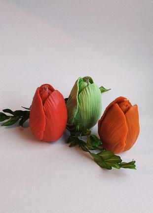 Набір свічок у формі квітки, тюльпан, у формі тюльпана1 фото