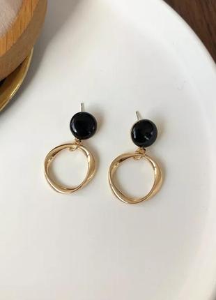 Серьги гвоздики серёжки круглые