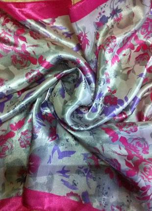 Платок шейный атласный размер 52 см