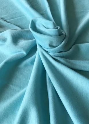 Широкий однотонний снуд шарф колір бірюзовий2 фото