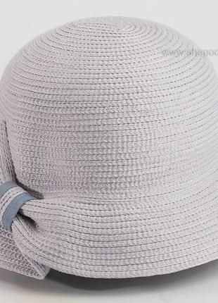 Жіноча літнє капелюх маленькі поля колір бежевий6 фото
