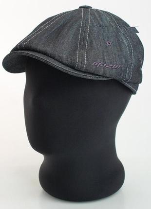 Кепка джинсовий колір сірий розмір 57-58 59