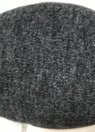 Мужская кепка  реглан шерстяная  комбинированная с ушками 56 57 58 59 602 фото