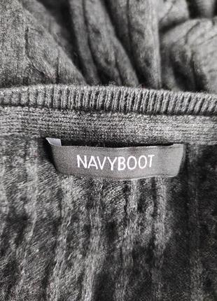 Свитер лонгслив пуловер серый, черный,косы navyboot шерсть 🐑 кашемир,m,s,384 фото