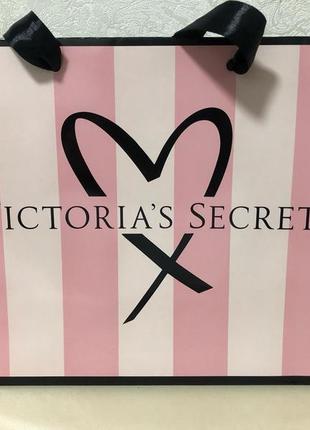 Подарочный бумажный пакет victorias secret виктория сикрет3 фото