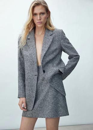 Костюм с юбкой massimo dutti2 фото