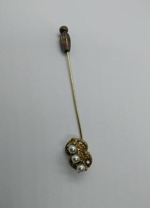 Брошка шпилька з пружинної застібкою
