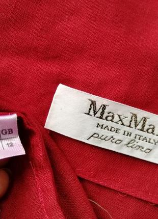 Льняний піджак max mara, італія, оверсайз2 фото