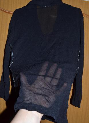 Гламурна сорочка / блузка ( abilisk . turkey ) з вишивкою бісером з стрейч-органзи2 фото