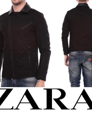 Куртка-косуха zara оригинал в наличии р. s-m-l мото-байкерский rock стиль