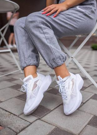 Nike vista lite white брендовые женские белые легкие кроссовки с сеточкой виста трендовая модель весна лето жіночі білі легкі кросівки