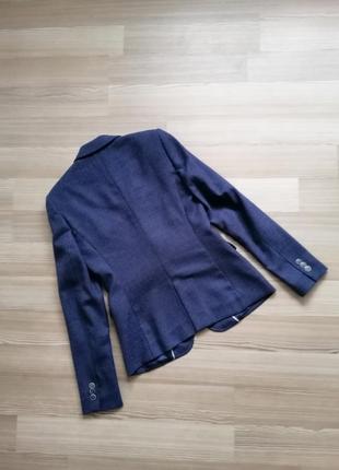 Шерстяной жакет massimo dutti, 100% шерсть,р. 36,4,26,s,xs8 фото