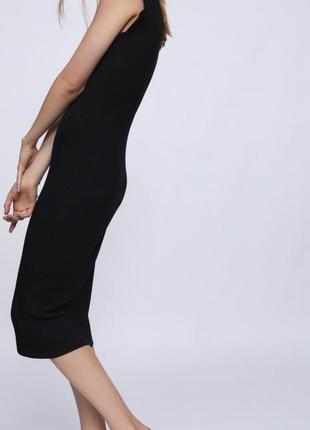 Zara платье в рубчик 5