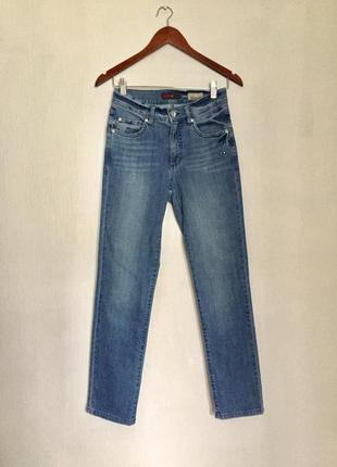 Прямые укорочённые джинсы высокая талия2 фото