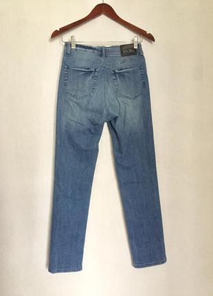 Прямые укорочённые джинсы высокая талия3 фото