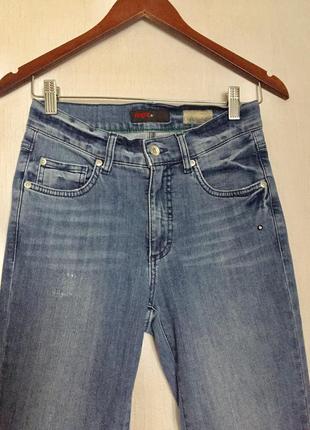 Прямые укорочённые джинсы высокая талия6 фото