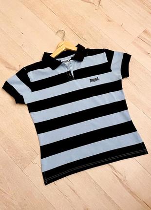 Футболка lonsdale поло с воротником