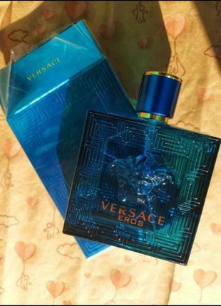 Versace eros 100мл чоловіча туалетна вода, парфуми парфуми версаче ерос ерос1 фото