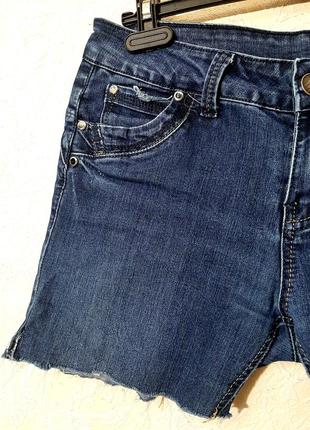 Брендові джинсові шорти сині короткі дряпані на дівчину/жіночі бренд new jeans4 фото