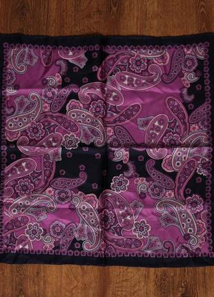 Шёлковый платок liu jo paisley pattern