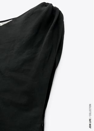 Жіноча чорна сукня zara s 9