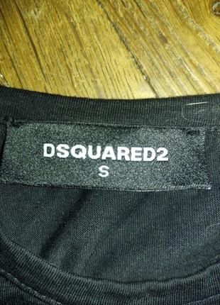 Стильная футболка dsquared2 с кармашком и декоративной молнией3 фото