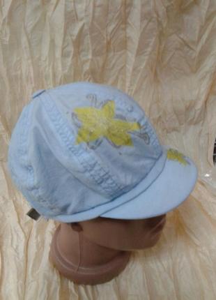 Кепка для дівчинки з аплікацією від 1 до 4 років