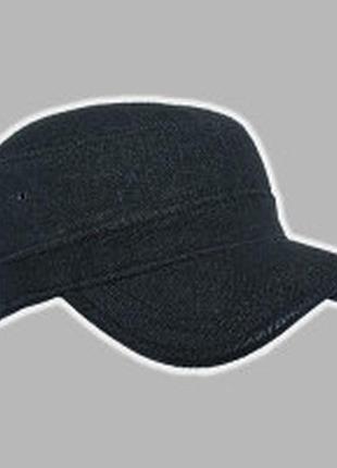 Немка мужская тёмно серая шерстяная с ушками 57