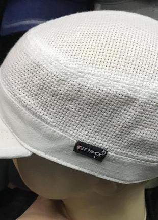 Мужская белая немка хлопок+ лён 57-58