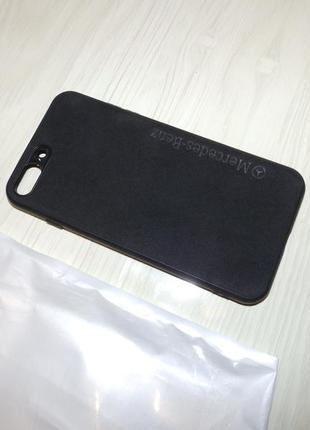 Чехол alcantara mgz mercedes benz iphone 7/8 plus4 фото