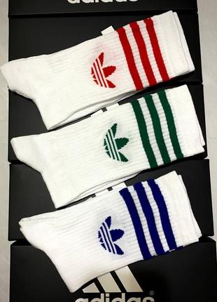 Подарунковий набір чоловічих шкарпеток адідас adidas чоловічі шкарпетки шкарпетки подарунок чоловікові3 фото