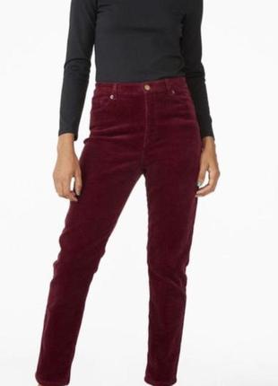 Вельветовые штаны monki, cos, zara