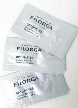 Filorga optime eyes филорга крем гель для контура глаз - коррекция морщин, темных кругов и мешков в области контура глаз.1 фото