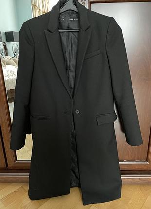 Чорне пальто zara
