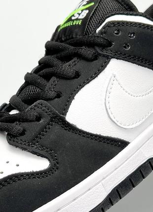 Nike sb strangelove black white новинка женские трендовые кроссовки найк черно белые весна осінь літо жіночі круті чорно білі кросівки тренд демісезон9 фото