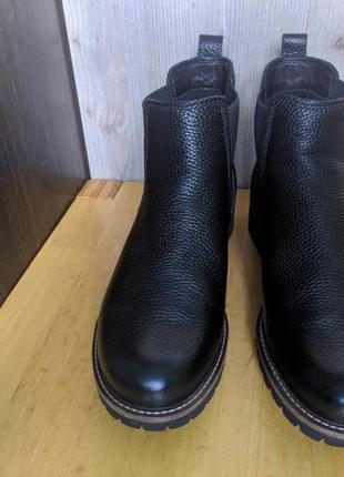 Ecco - кожаные ботинки челси3 фото